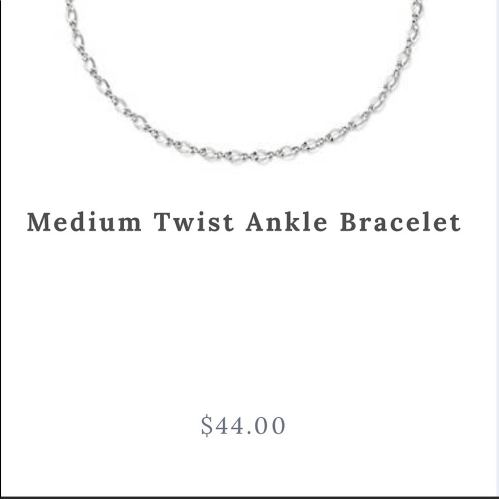 Medium Twist Ankle Bracelet